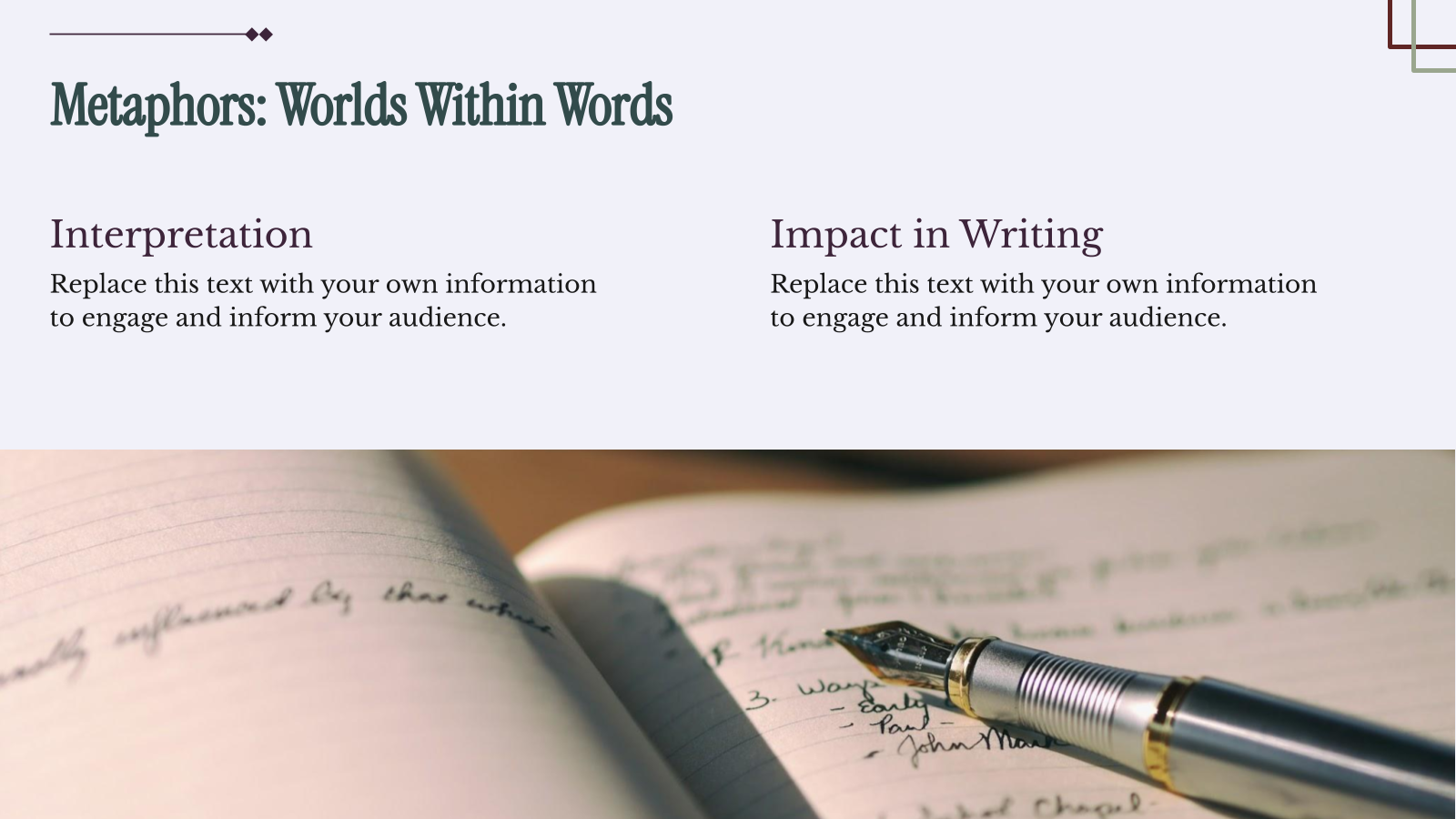 Figurative Language Presentation template