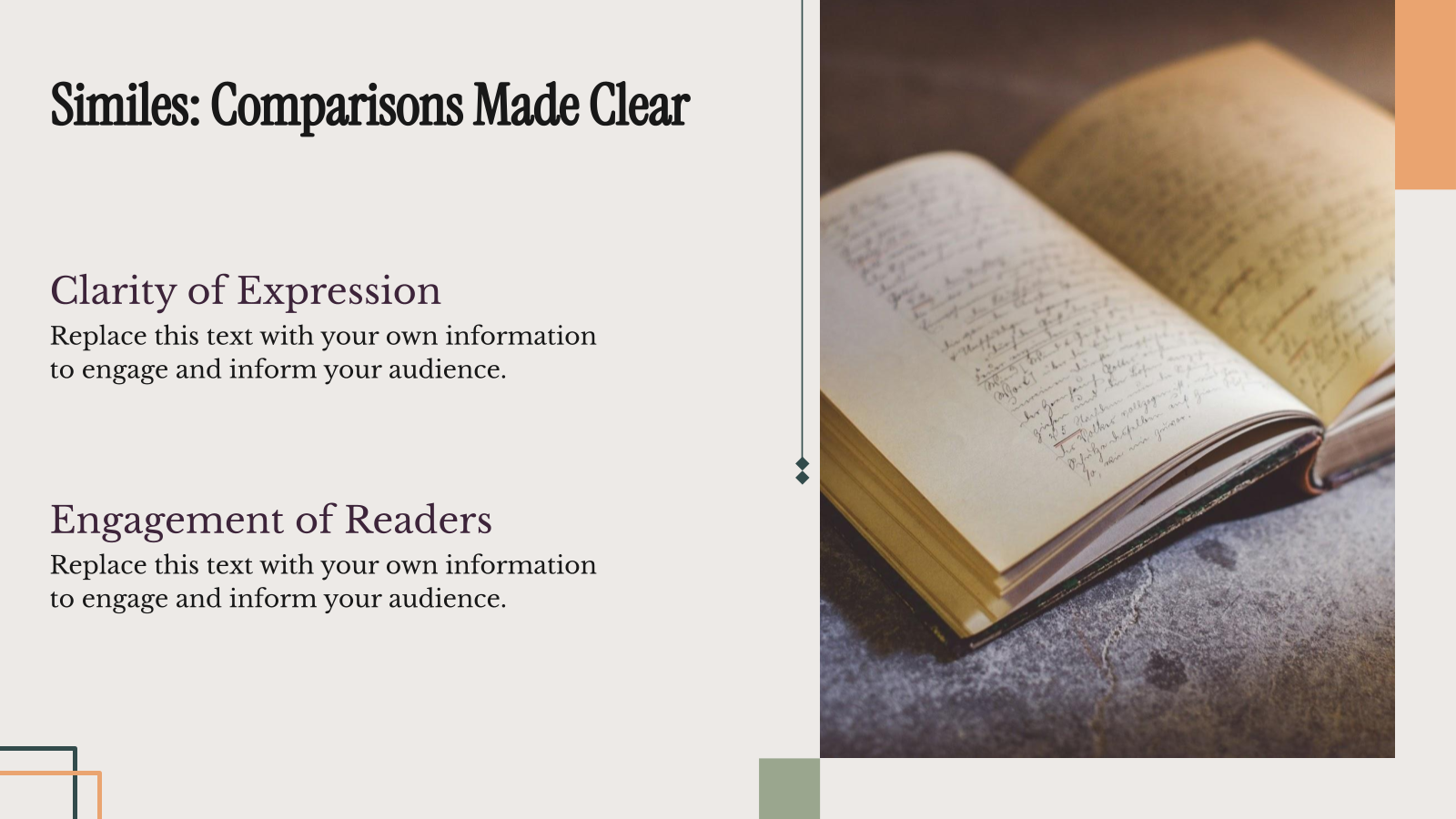 Figurative Language Presentation template