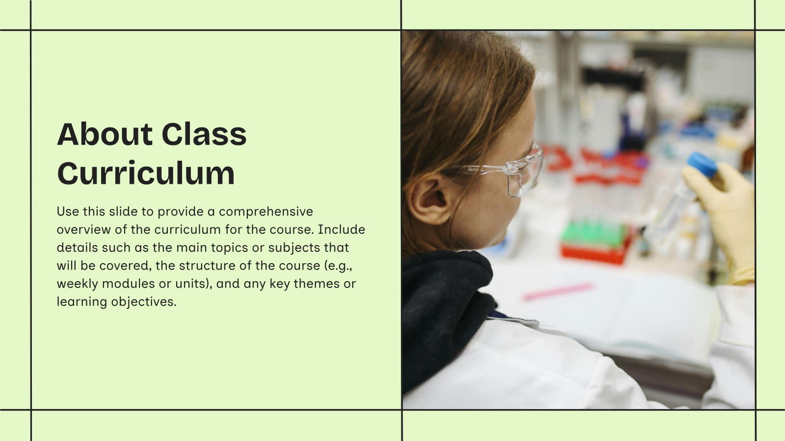 Class Orientation Presentation template