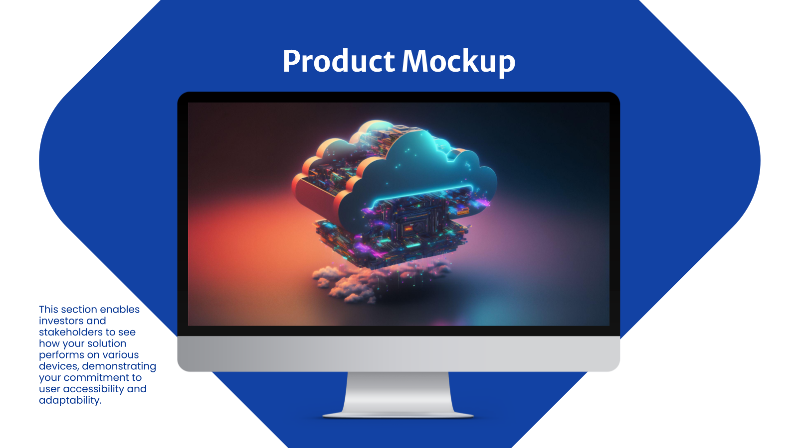 SaaS Investor Pitch Deck template