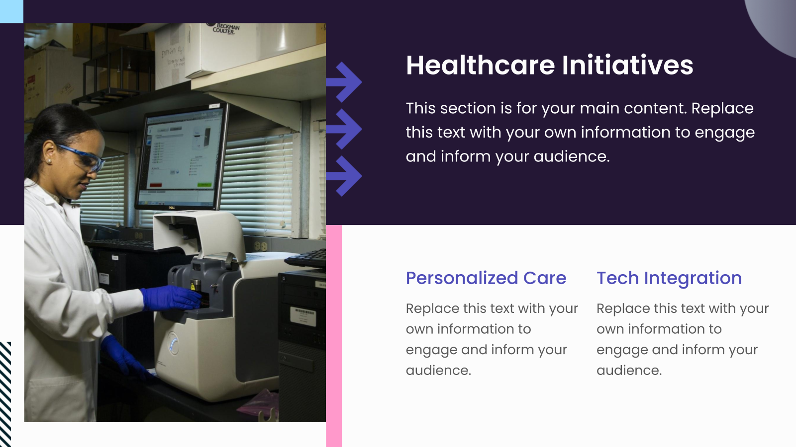 Advancing in Healthcare Presentation template