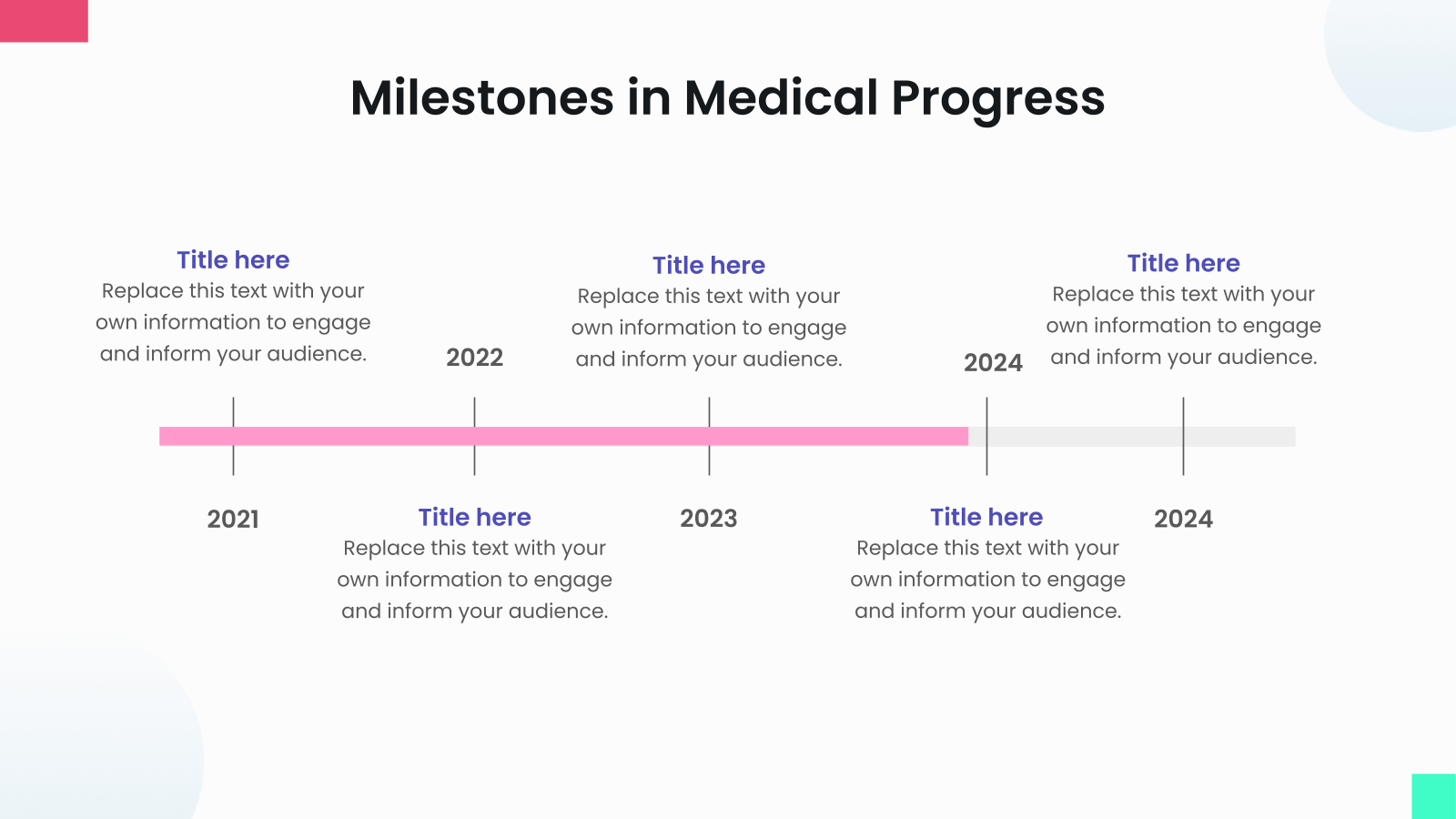 Advancing in Healthcare Presentation template