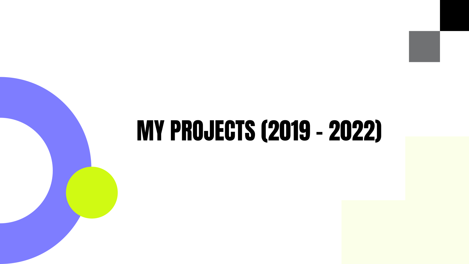 Portfolio Showcase template