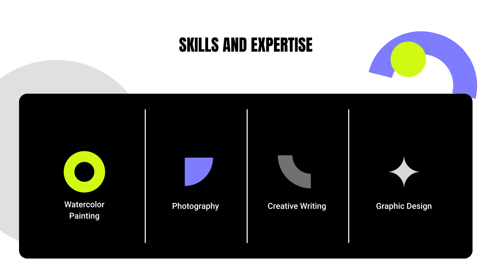 Portfolio Showcase template