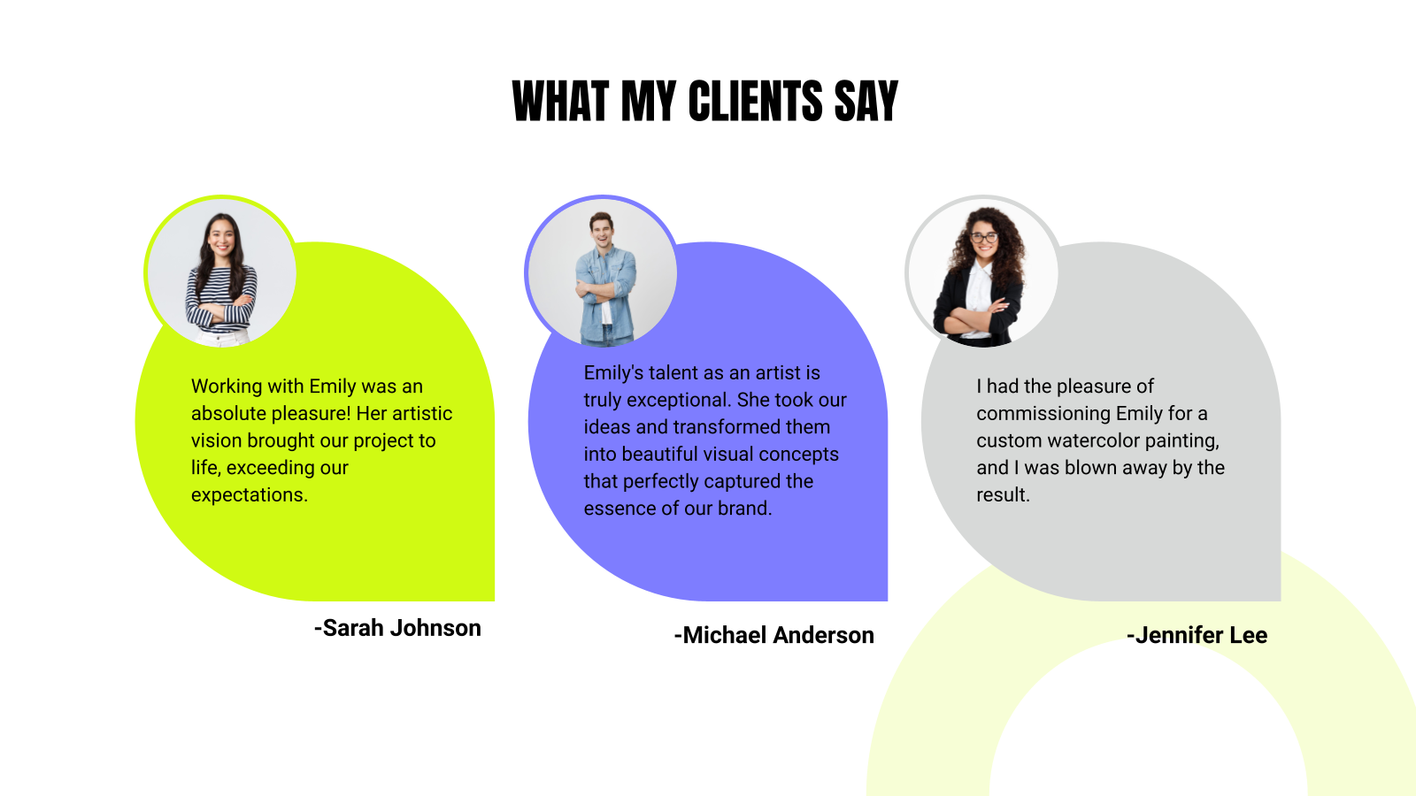 Portfolio Showcase template