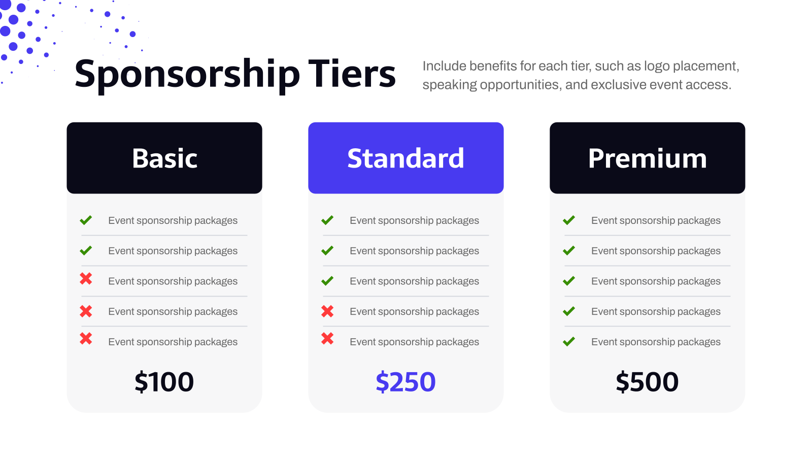 Event Sponsorship Pitch Deck template