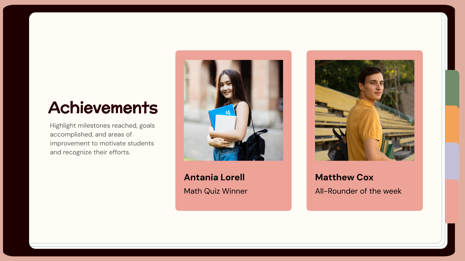 Classroom Planner Academic Presentation template