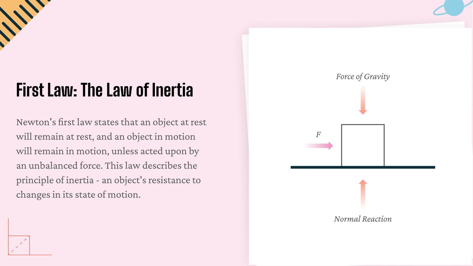 Newton’s Laws of Motion Presentation template