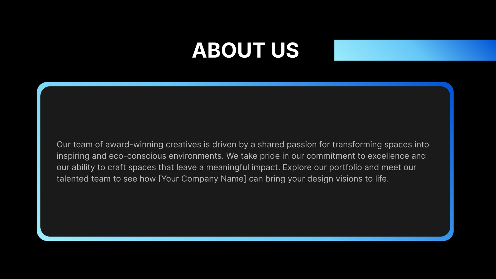 Design Proposal Deck template