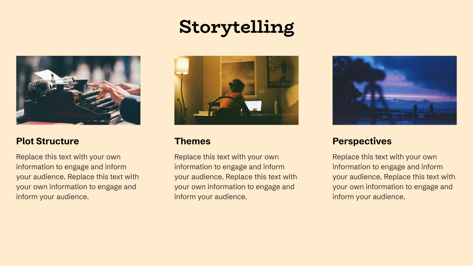 Film Studies – Film Pitch Deck template