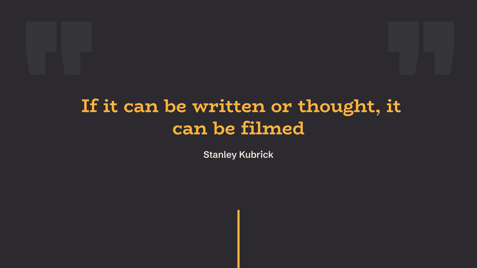 Film Studies – Film Pitch Deck template