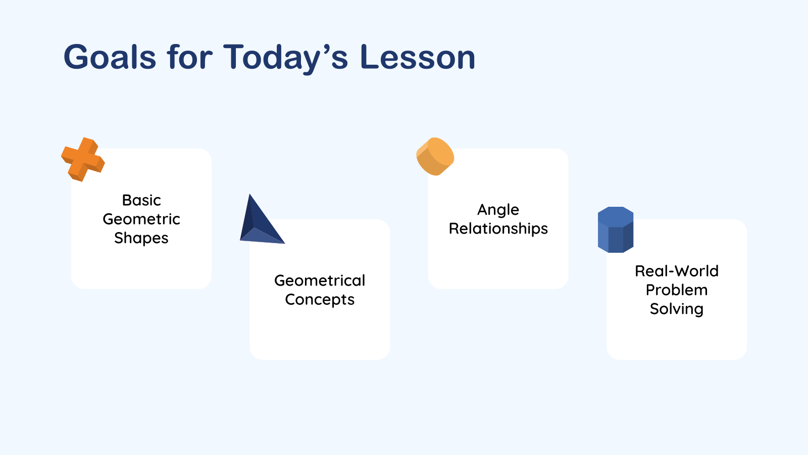Academic Math Lesson Presentation template