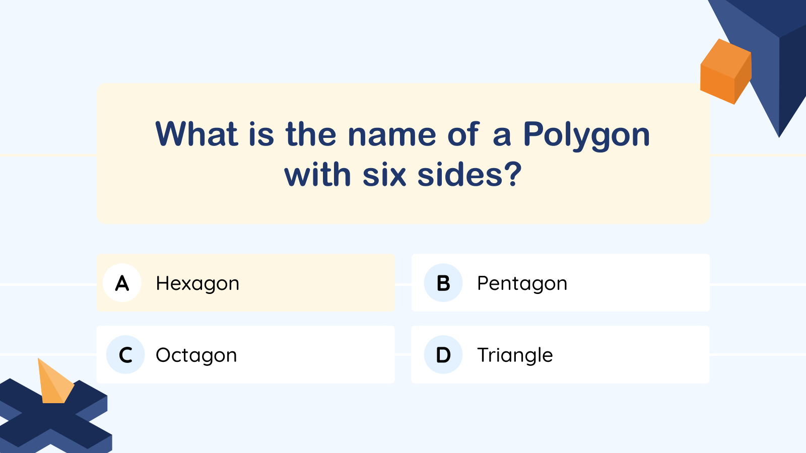 Academic Math Lesson Presentation template