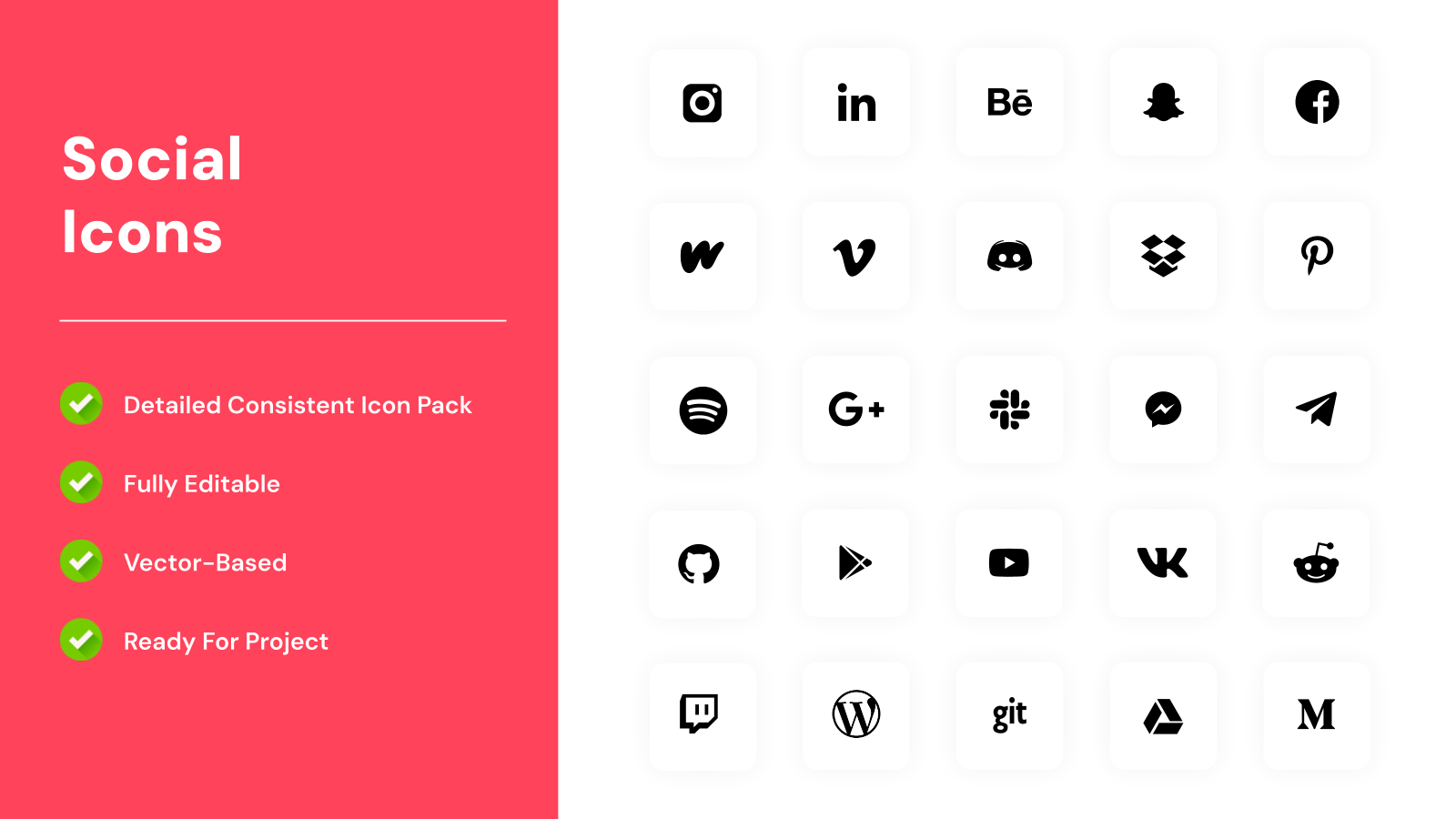 Icons Pack template
