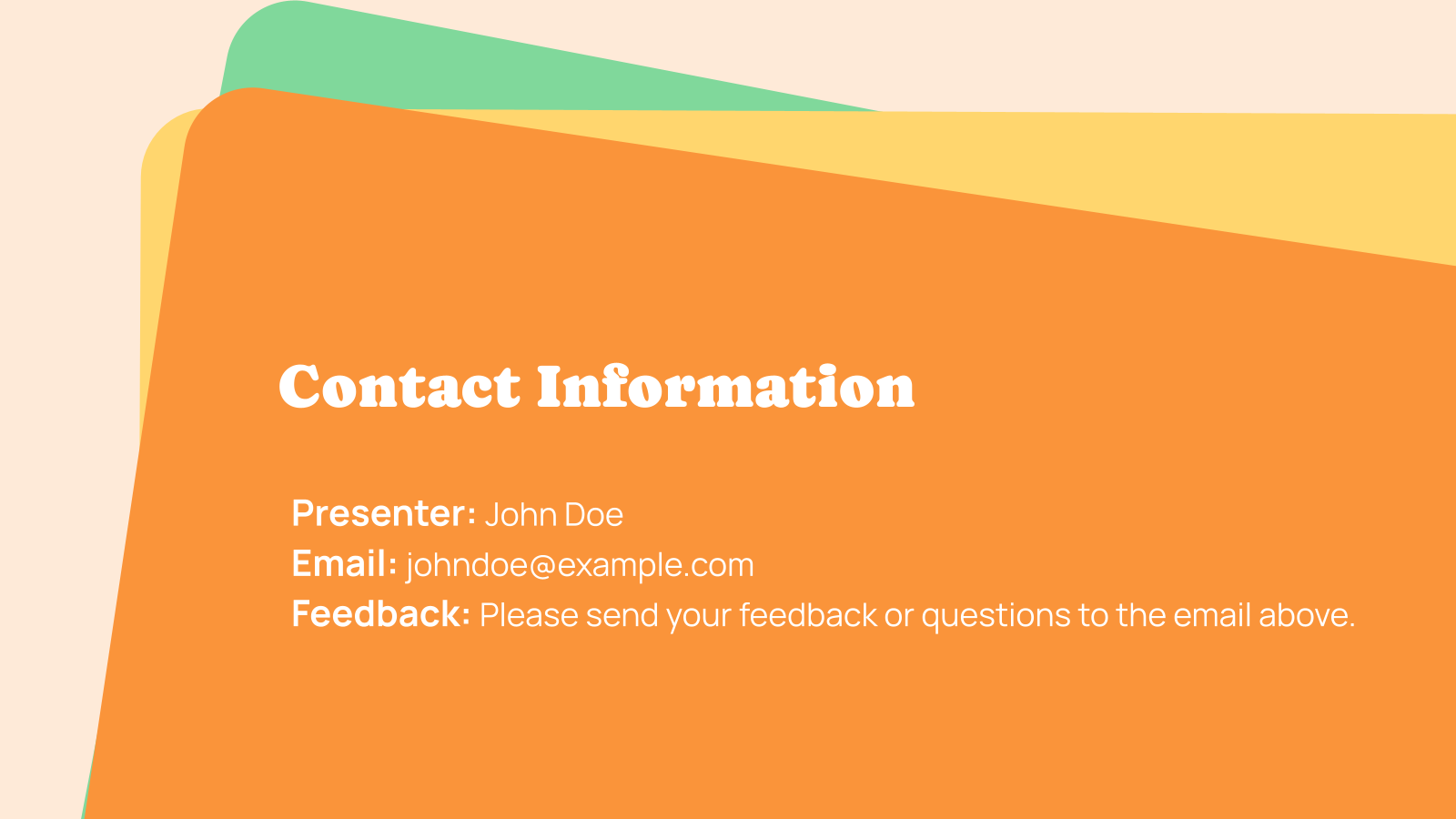 Vocabulary Flashcards – An Education Presentation template