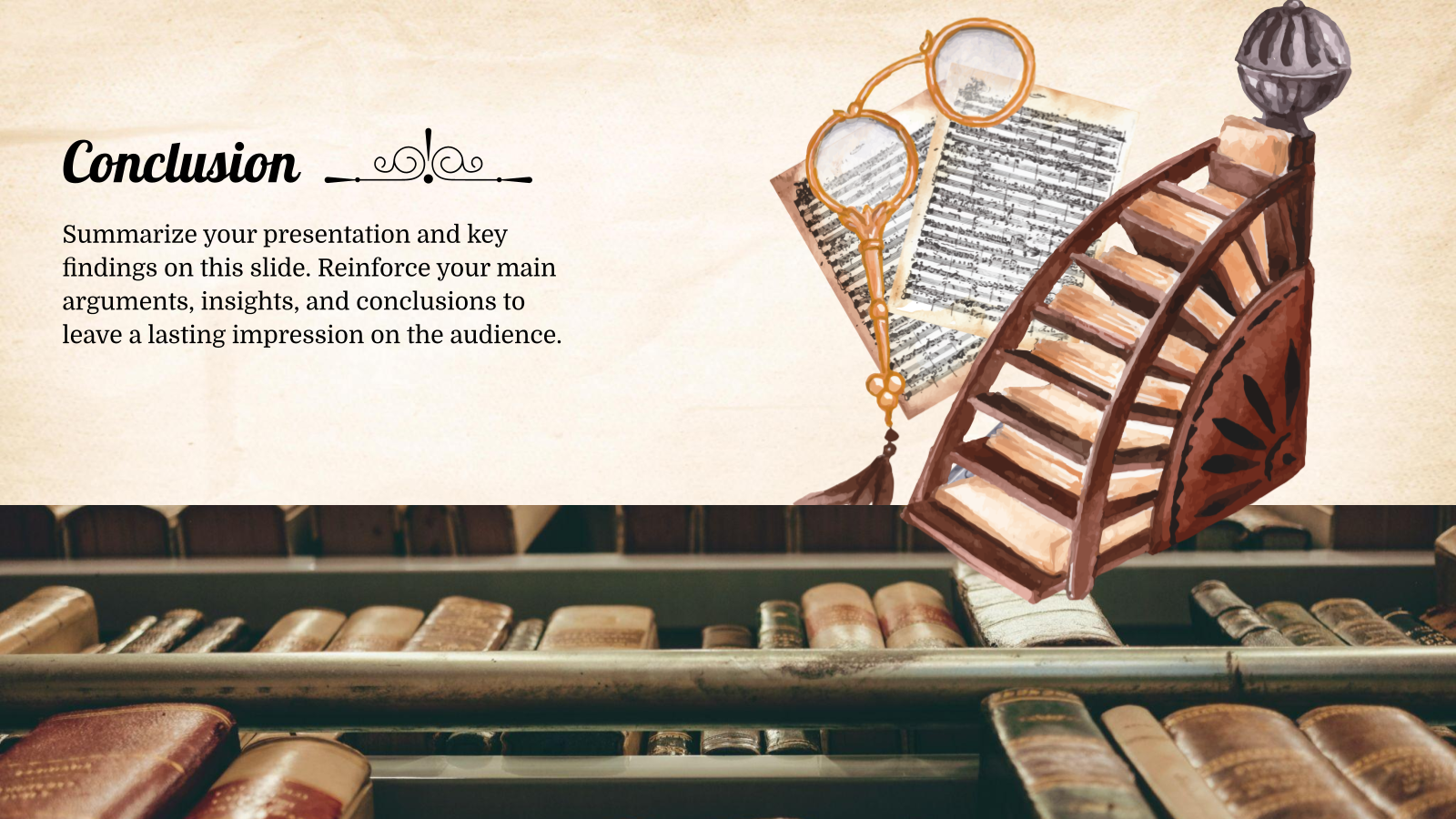 Literature Project Academic Presentation template