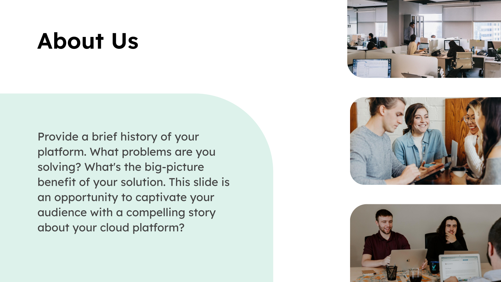 Next-Gen Cloud Services Presentation Deck template