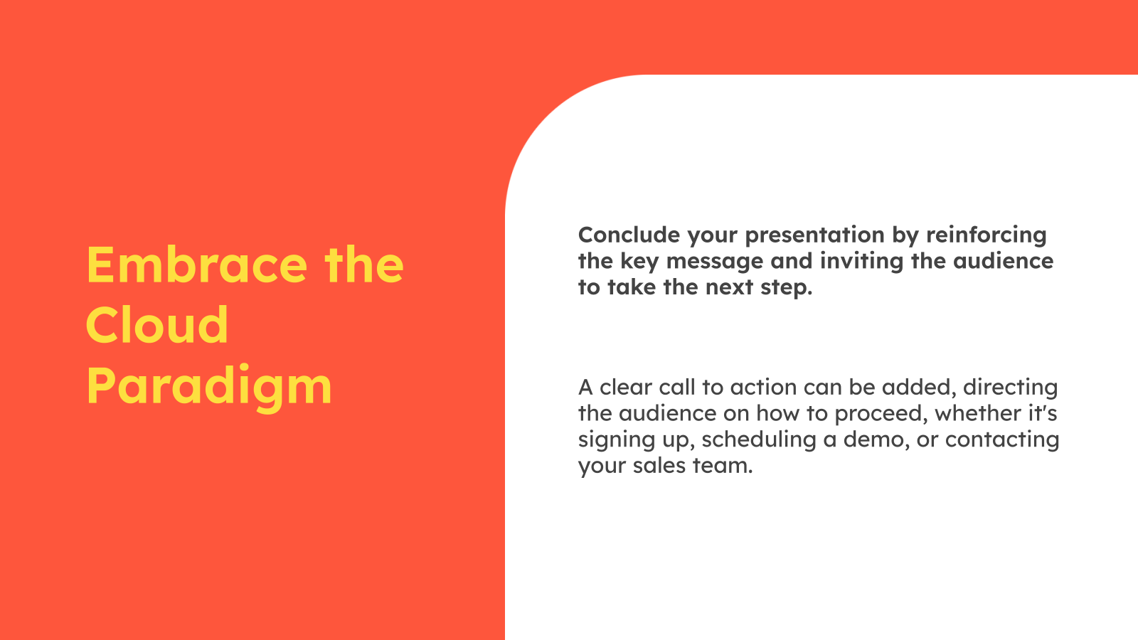 Next-Gen Cloud Services Presentation Deck template