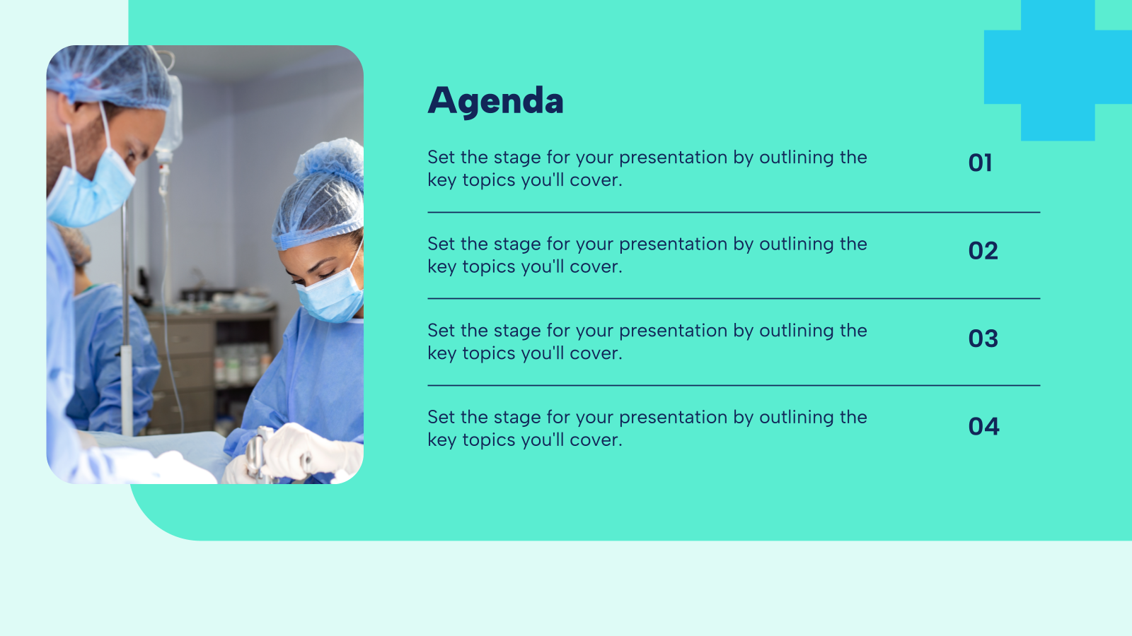 Healthcare Education Presentation template