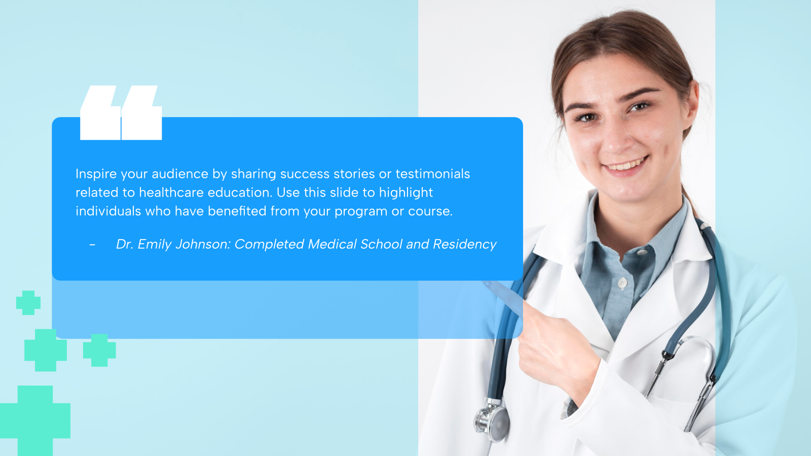 Healthcare Education Presentation template