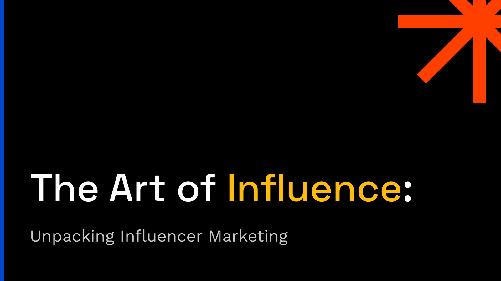 Influencer Marketing Pitch Deck Template