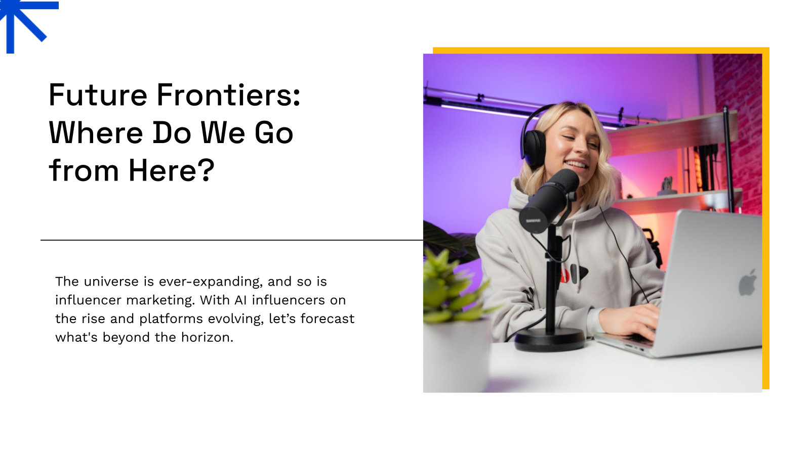 Influencer Marketing Pitch Deck template