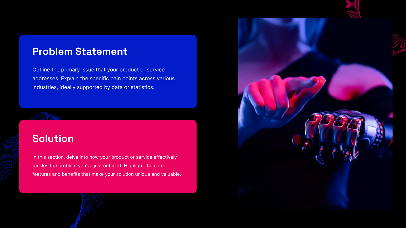 AI App Investor Pitch Deck Presentation template