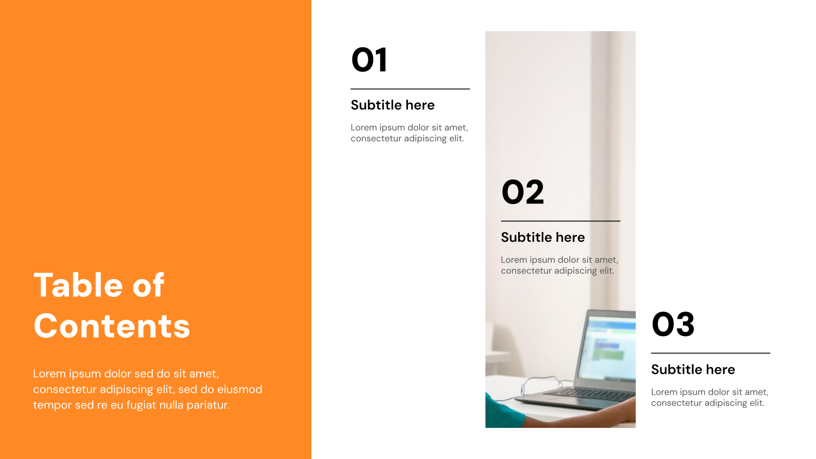 Table of Contents Templates template