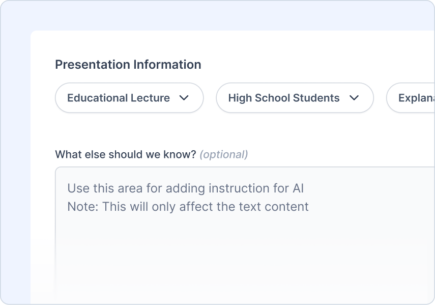 Step 3: Add Your Instructions