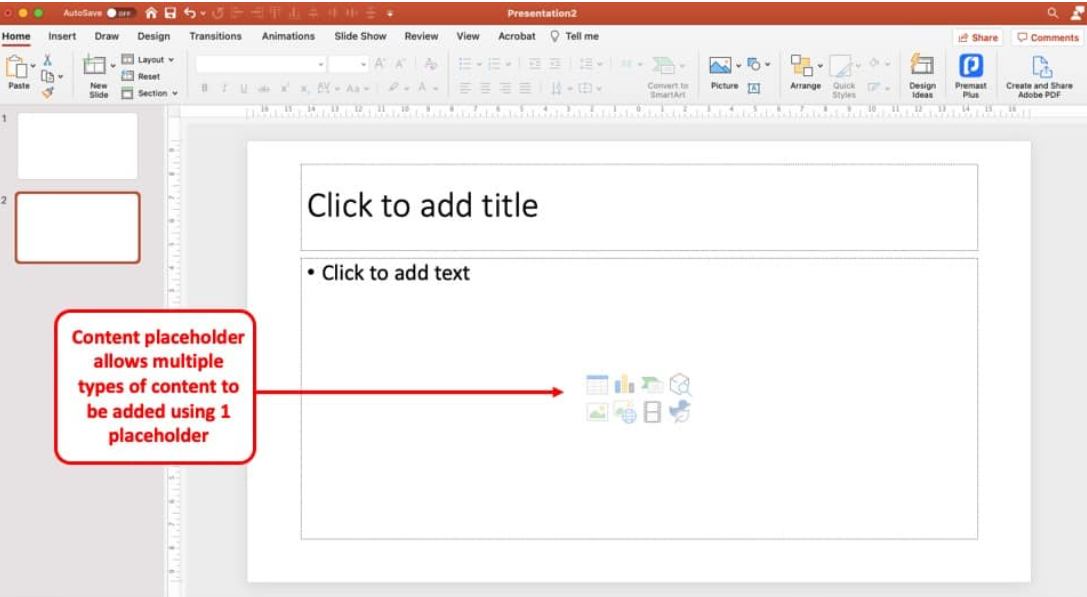 What is a Placeholder in PowerPoint: Types & How To Add It?