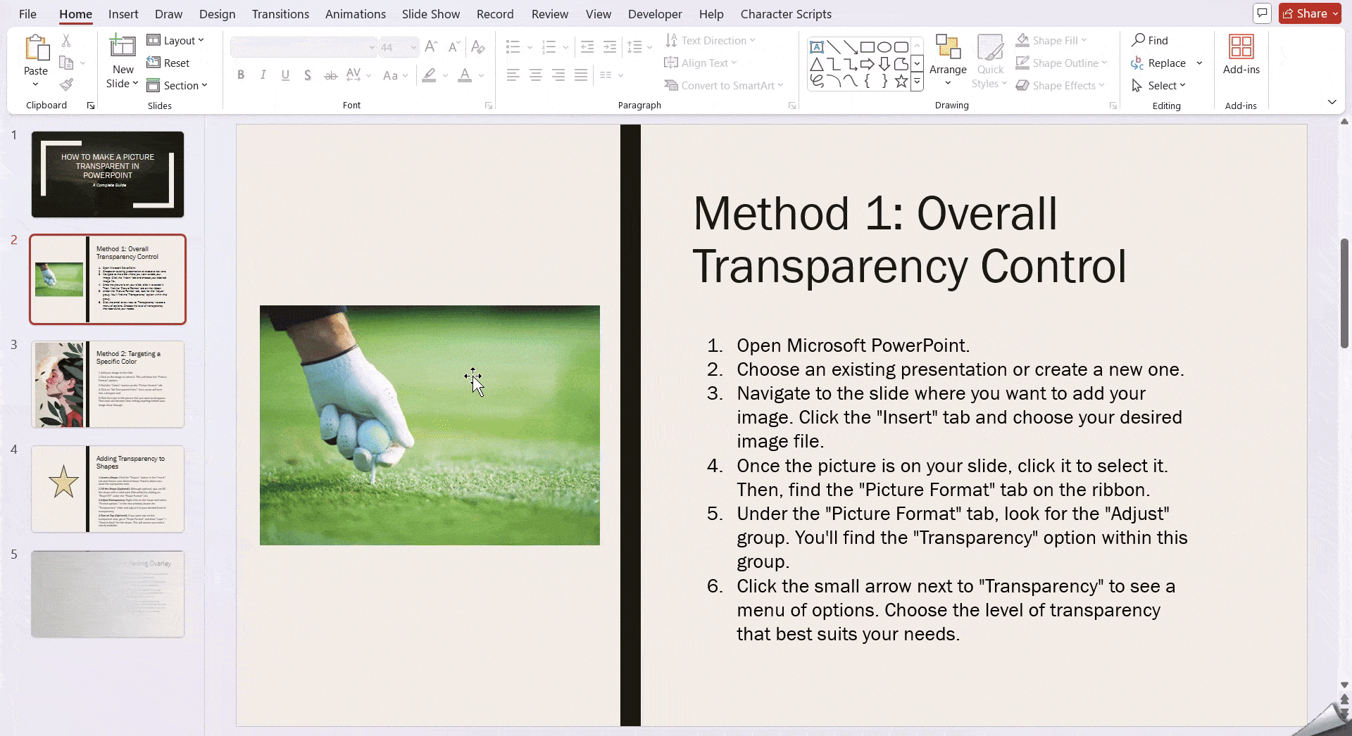 How to Make a Picture Transparent in PowerPoint | Slides AI | SlidesAI