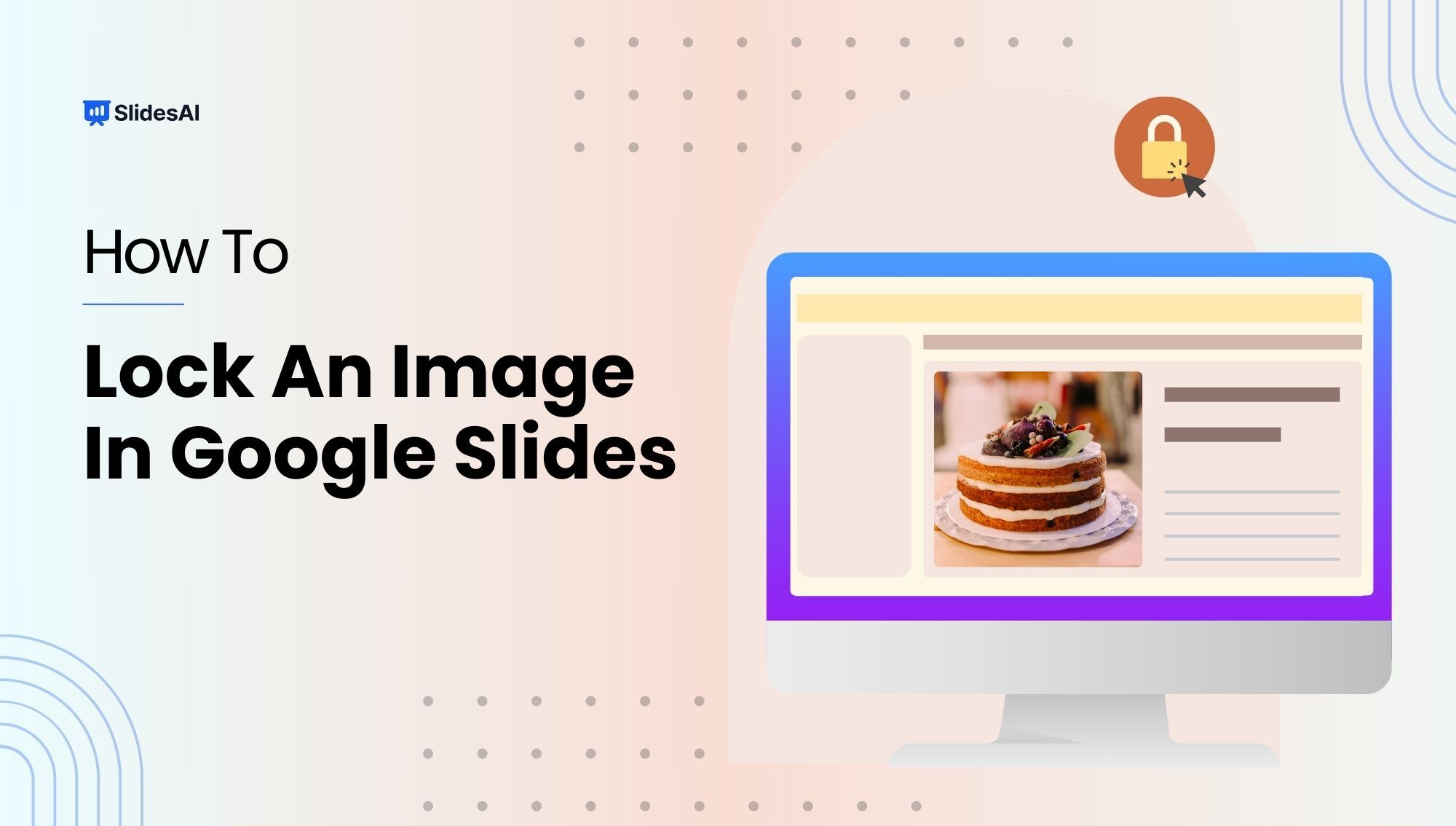 Lock an Image or an Object in Google Slides