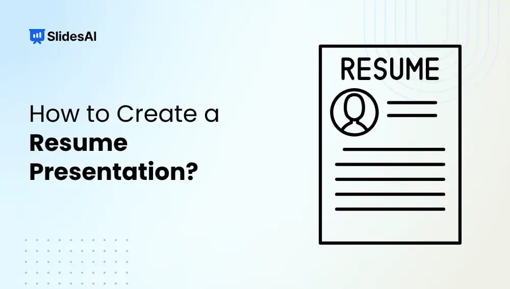 How to Create a Resume Presentation That Gets You Noticed?