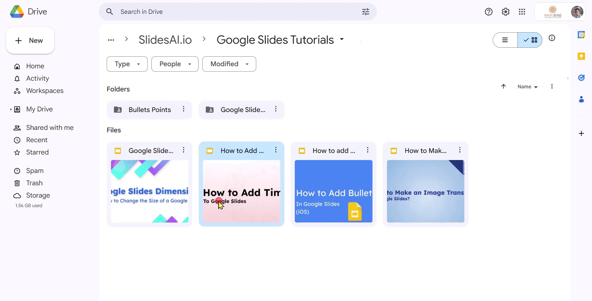 insert video in google slides