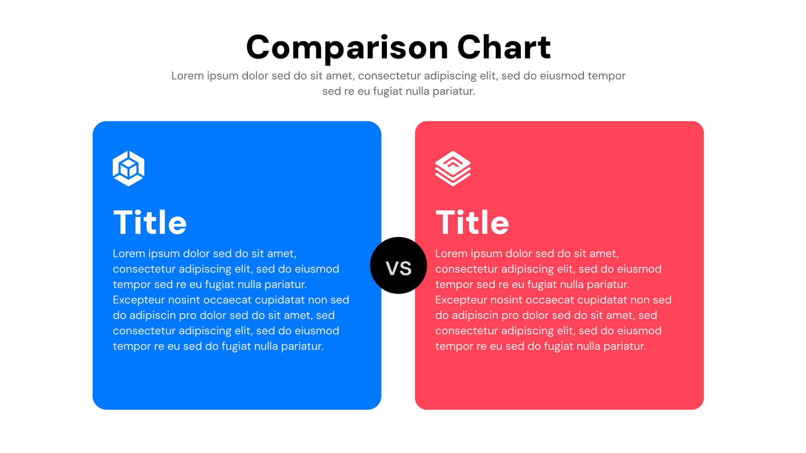 Comparison Chart Presentation Template
