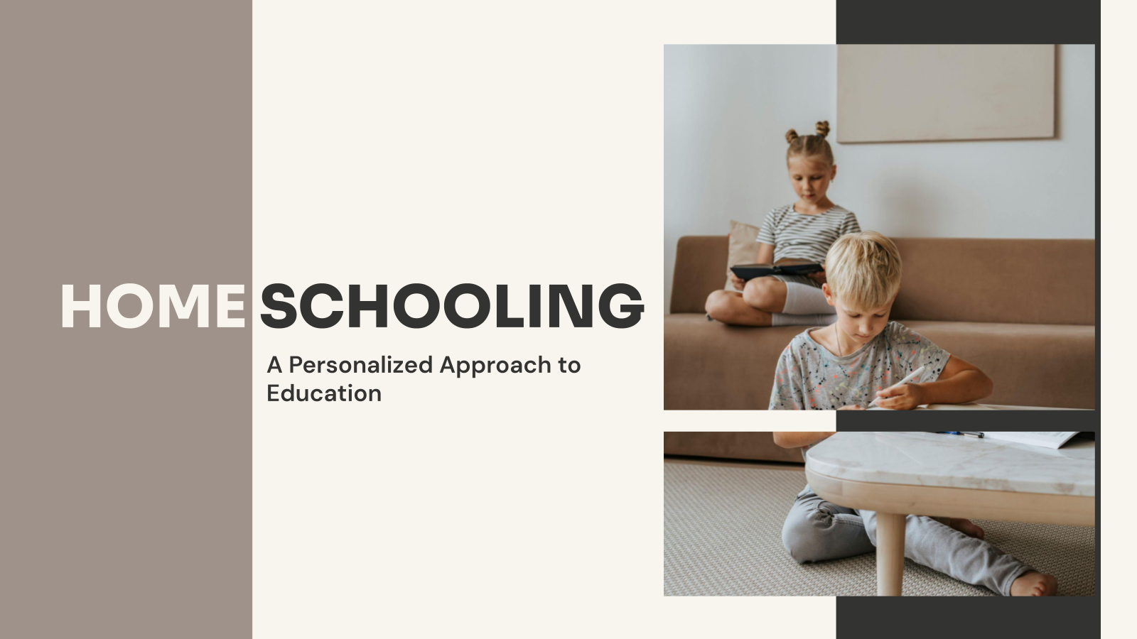 Homeschooling Academic Education Presentation Template