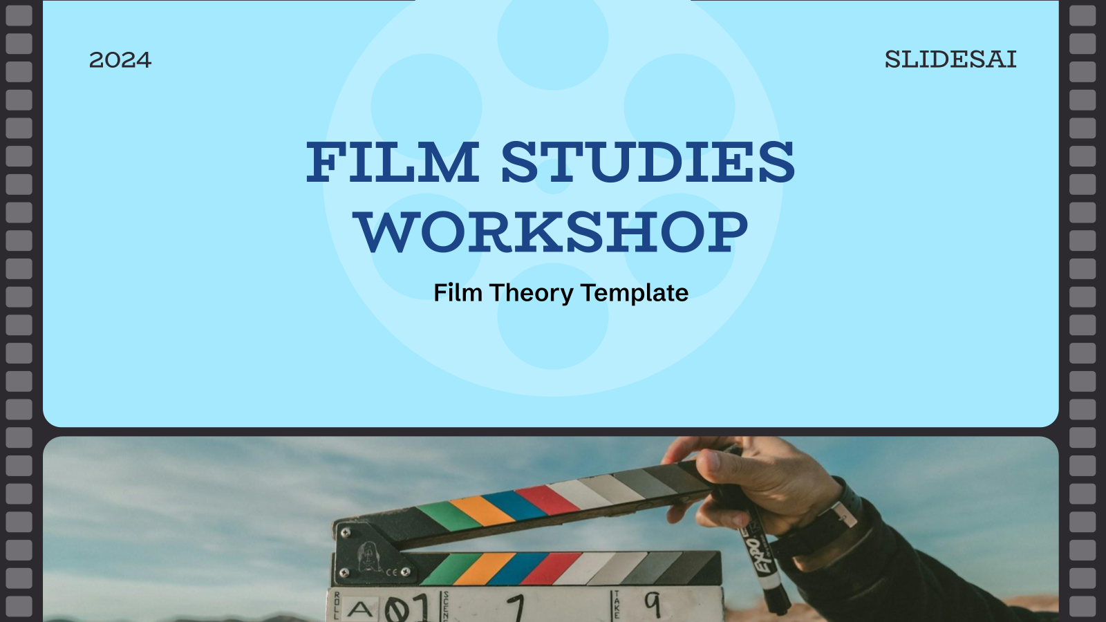 Film Studies - Film Pitch Deck Template