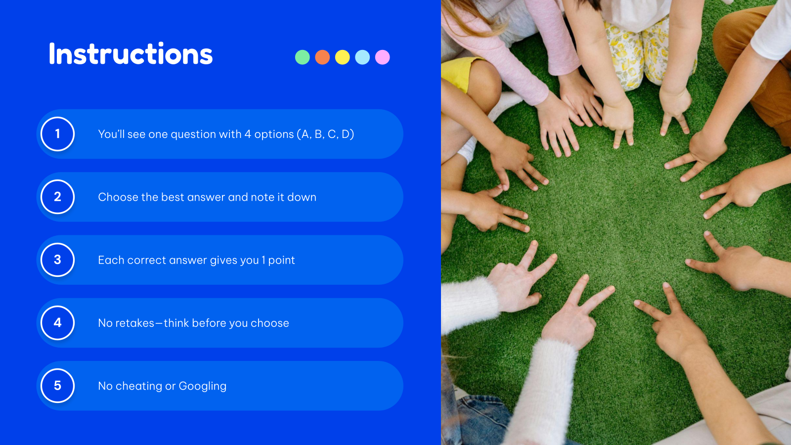Quiz template