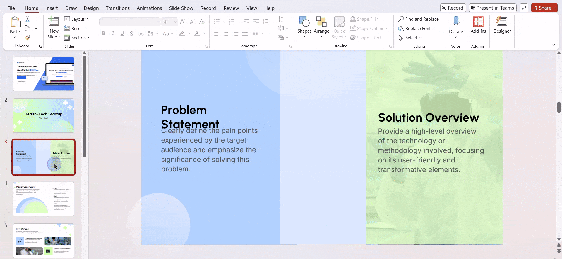 Right-Click in Normal View