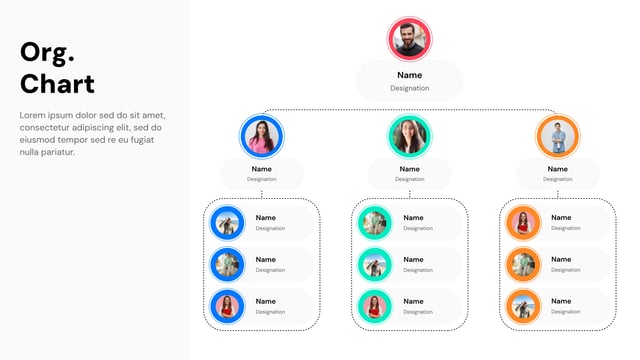 Organizational Chart Template for PowerPoint & Google Slides