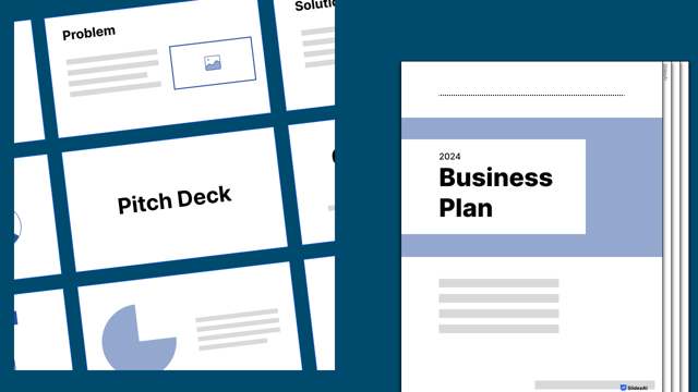 Pitch deck vs business plan: differences and which to use