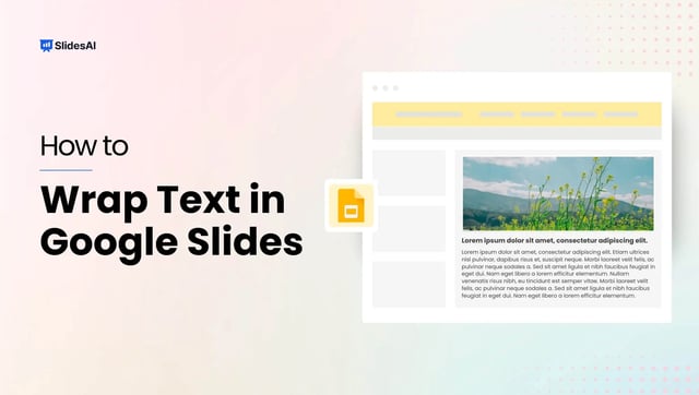 How to Wrap Text in Google Slides