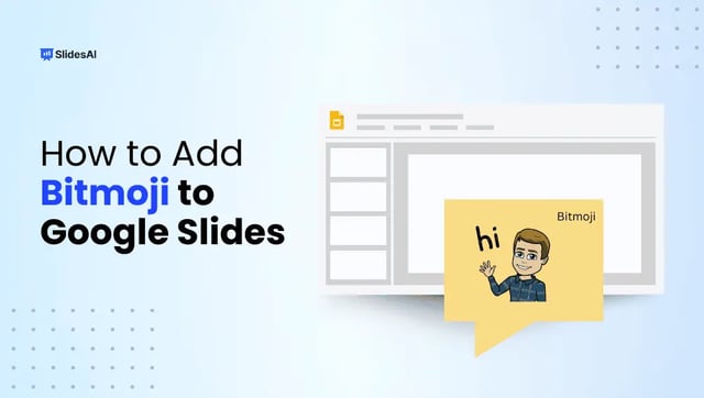 How to Add Bitmoji to Google Slides?