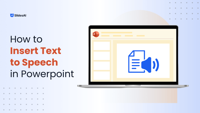 How to Insert Text to Speech in Powerpoint?