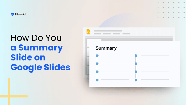 How to Create an Impactful Summary Slide on Google Slides?