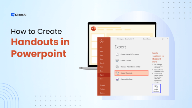 2 Methods to Create Handouts in PowerPoint