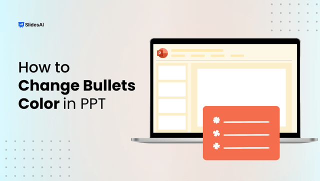 How to Change Bullets Color in PPT