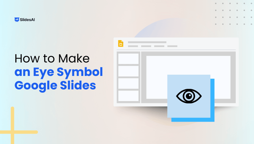 How to Make an Eye Symbol in Google Slides?