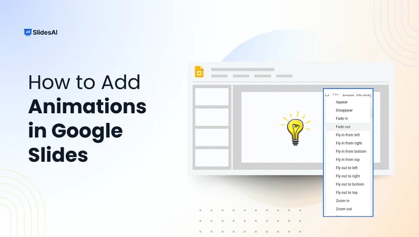 How to Add Google Slides Animations?