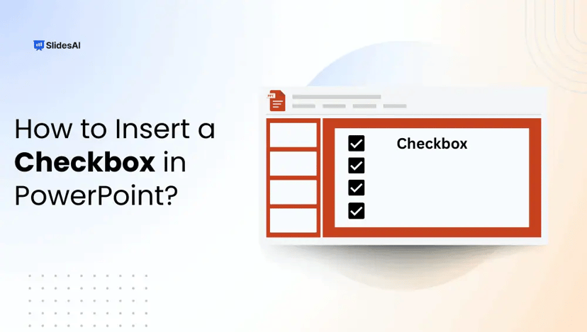How to Insert a Checkbox in PowerPoint?